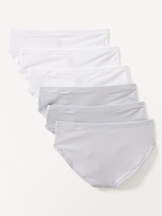 View large product image 2 of 2. Athleta Girl Right Moves Cotton Bikini Underwear 6-Pack