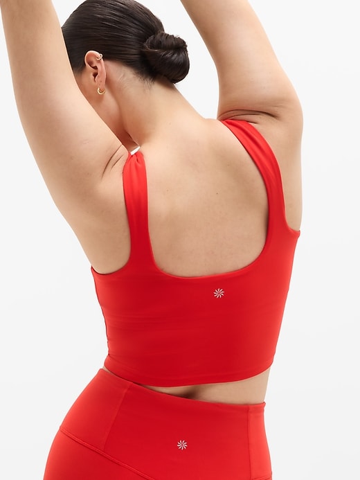 Image number 6 showing, Transcend Square Neck Crop Sports Bra A-C