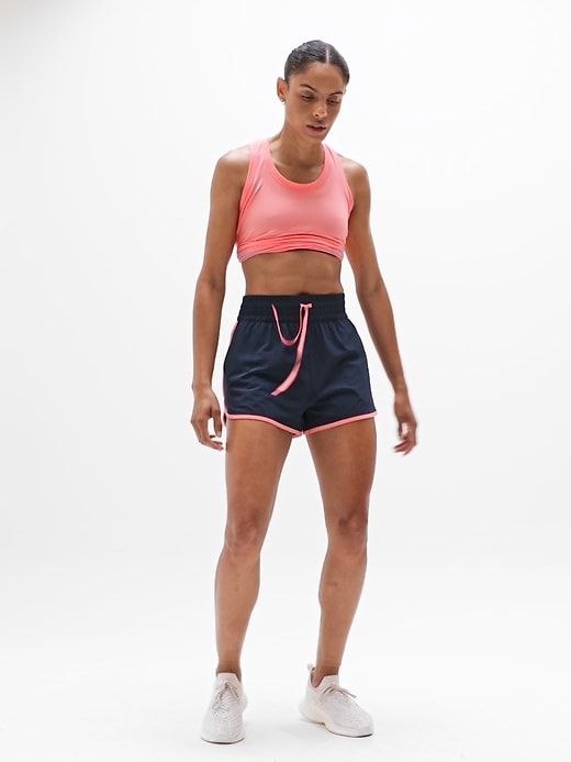 Image number 4 showing, Weekender High Rise 3" Stripe Run Short
