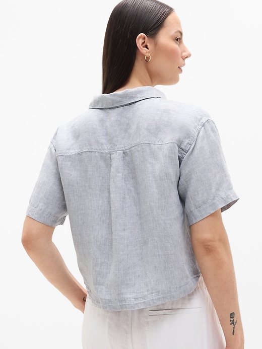 Image number 6 showing, Retreat Linen Short Sleeve Shirt