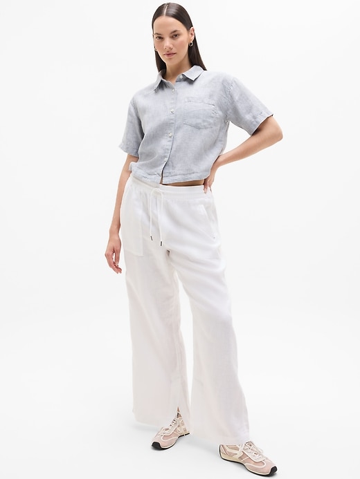 Image number 5 showing, Retreat Linen Short Sleeve Shirt