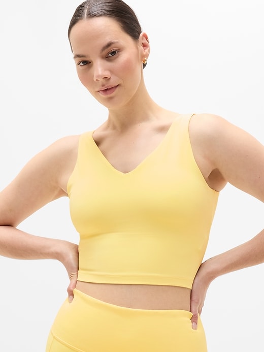 Image number 1 showing, Transcend V-Neck Crop Sports Bra A-C