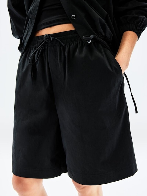 Drift Mid Rise Poplin Bermuda Short