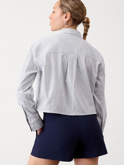 Image number 6 showing, Midday Cropped Poplin Shirt