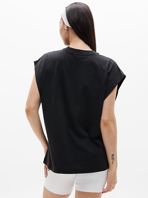 Image number 6 showing, True Cotton Oversized Muscle Tee