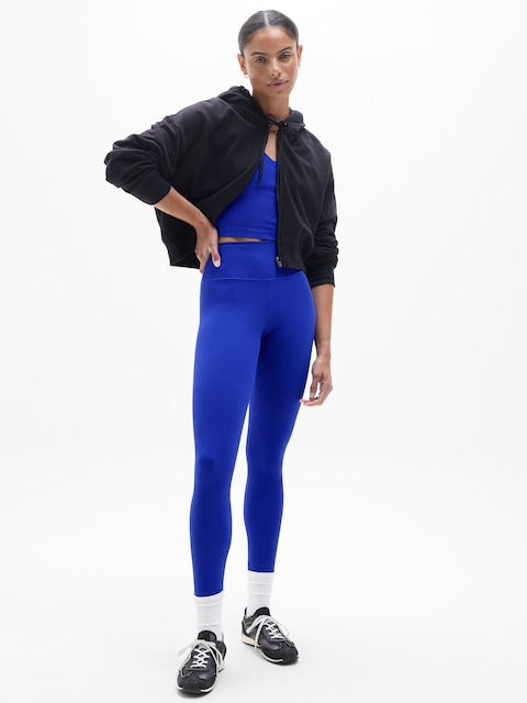 Transcend Rib High Rise 7/8 Legging - Varsity