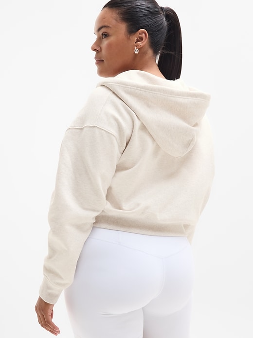 Image number 2 showing, Forever Fleece Crop Full Zip