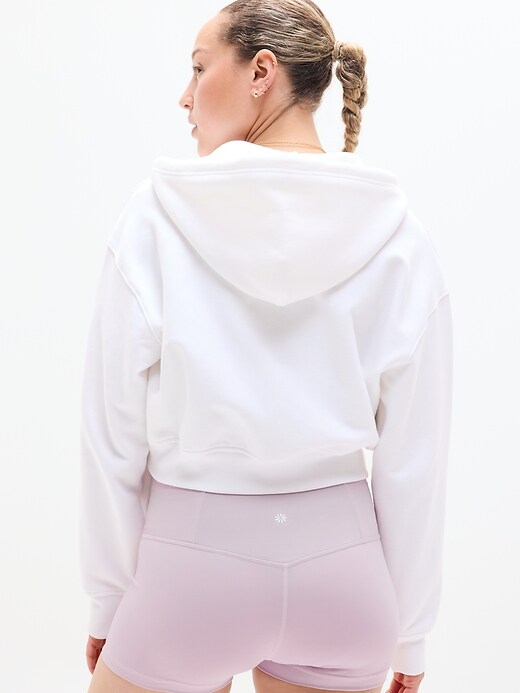 Image number 3 showing, Forever Fleece Crop Full Zip
