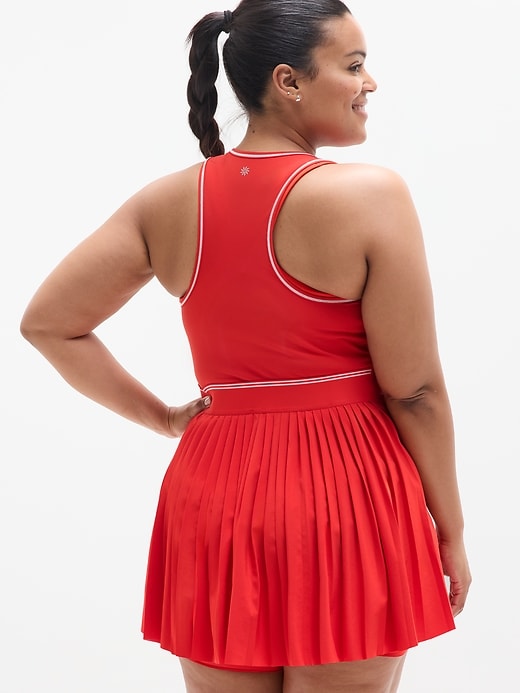 Image number 6 showing, Match Point Pleated Dress