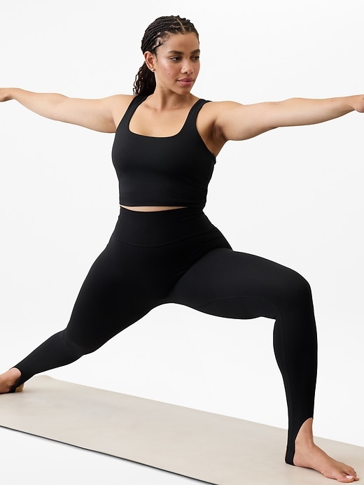 Image number 5 showing, Transcend Square Neck Crop Sports Bra A-C