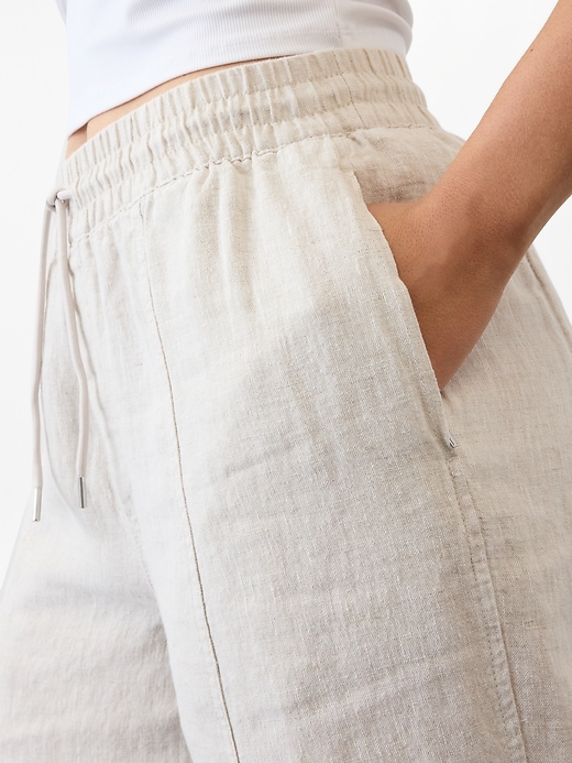 Image number 3 showing, Retreat High Rise Linen Ankle Pant