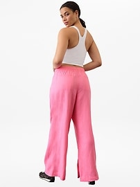 Retreat Linen High Rise Wide Leg Pant