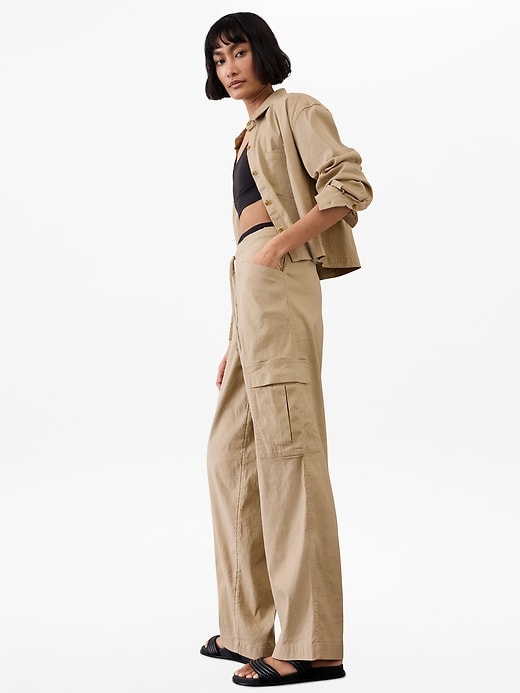 Image number 3 showing, Paradise Mid Rise Straight Leg Cargo Pant