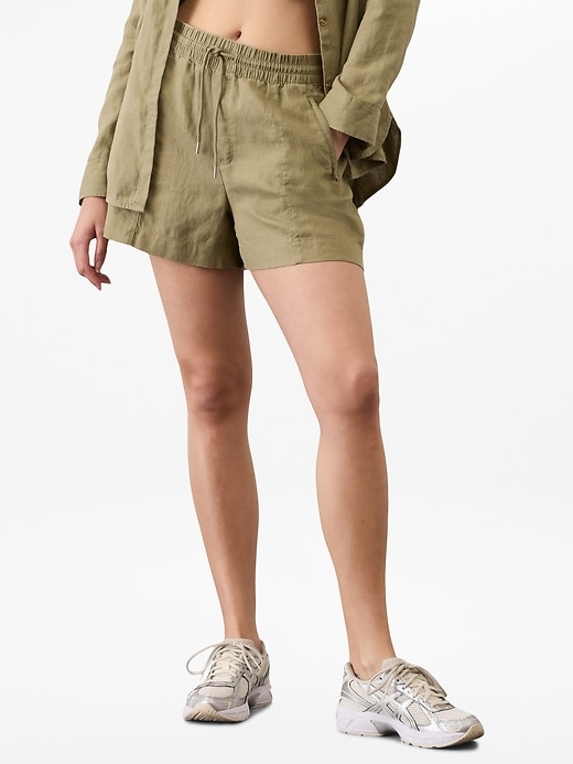 Image number 6 showing, Retreat Linen Mid Rise 4" Short