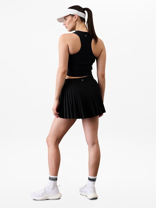 Image number 7 showing, Match Point High Rise 13 1/2" Pleated Skort