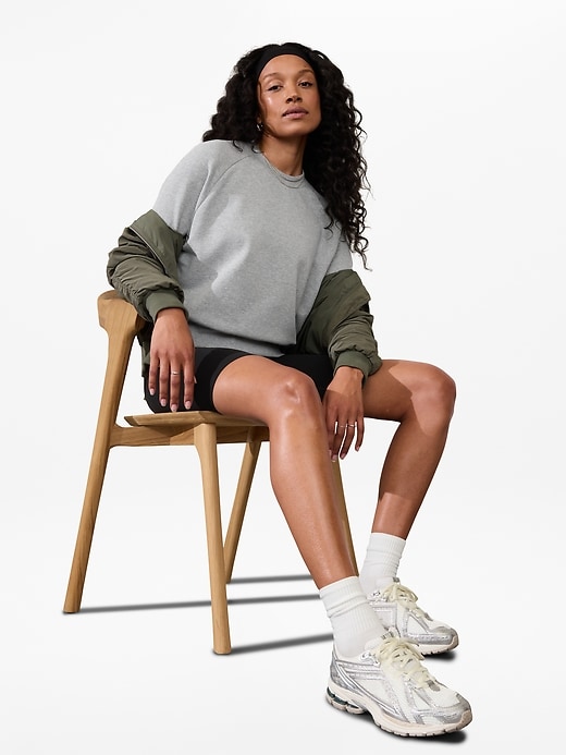 Image number 4 showing, Forever Fleece Relaxed Crew Sweatshirt