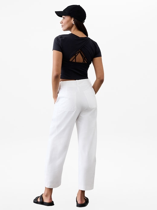 Image number 4 showing, Skyline High Rise Barrel Leg Pant