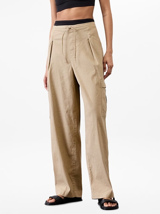 Image number 1 showing, Paradise Mid Rise Straight Leg Cargo Pant