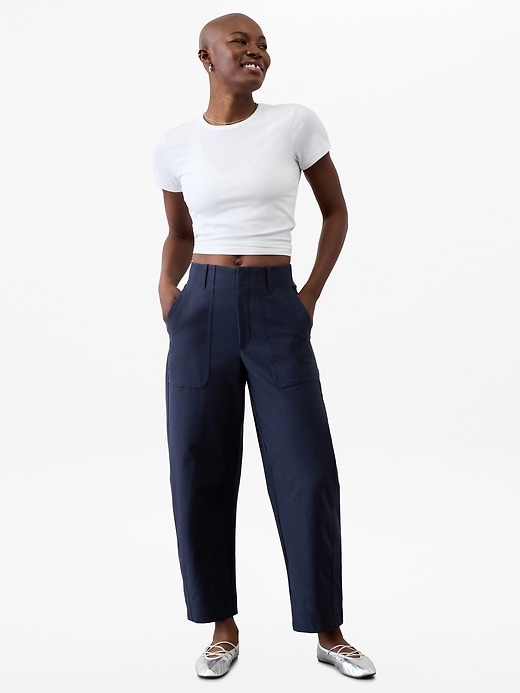 Image number 1 showing, Skyline High Rise Barrel Leg Pant