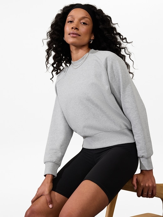 Image number 1 showing, Forever Fleece Relaxed Crew Sweatshirt