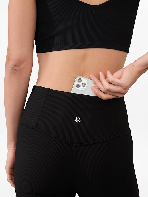 Image number 5 showing, Elation Ultra High Rise Rib Legging