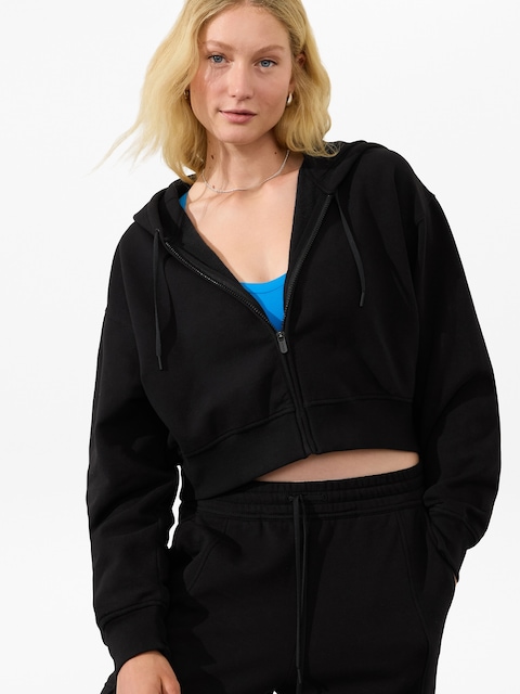 Forever Fleece Crop Full Zip