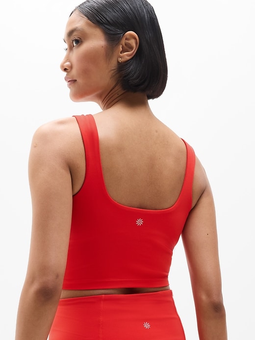 Image number 2 showing, Transcend Square Neck Crop Sports Bra A-C