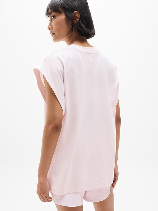 Image number 3 showing, True Cotton Oversized Muscle Tee