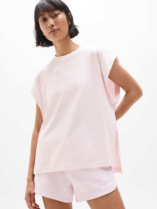 Image number 1 showing, True Cotton Oversized Muscle Tee