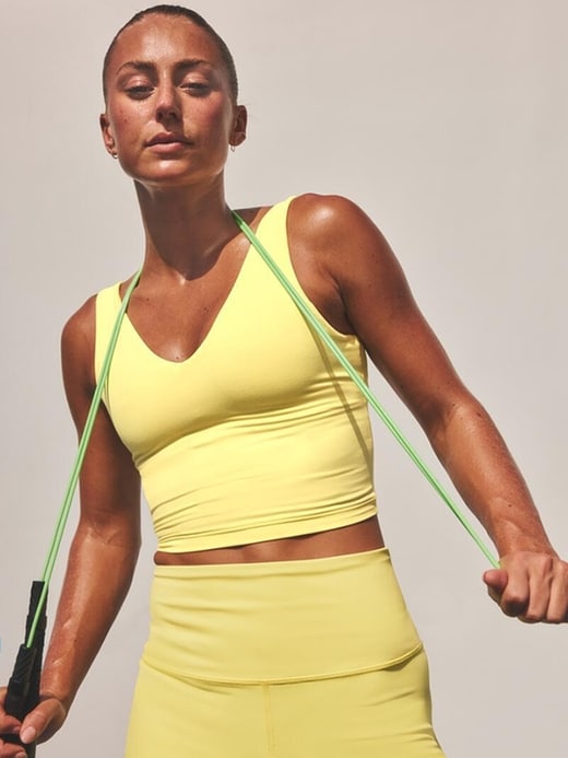 Image number 6 showing, Transcend V-Neck Crop Sports Bra A-C