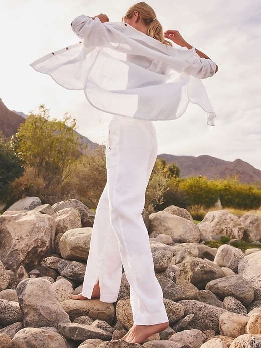 Image number 5 showing, Retreat Linen Top
