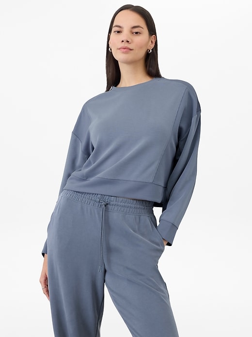 Image number 6 showing, Seasoft Rib Crewneck Sweatshirt