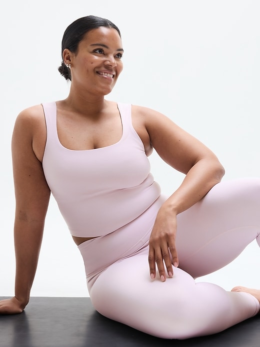 Image number 3 showing, Transcend Square Neck Crop Sports Bra D-DD