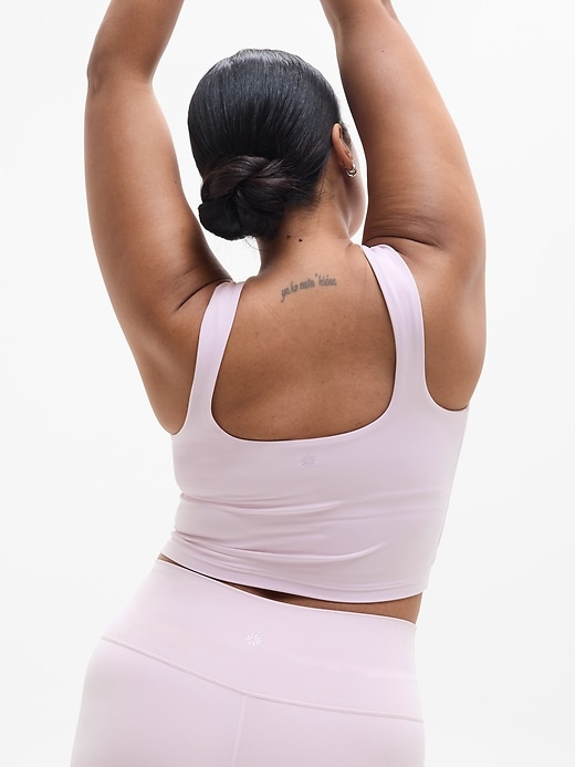 Image number 4 showing, Transcend Square Neck Crop Sports Bra D-DD