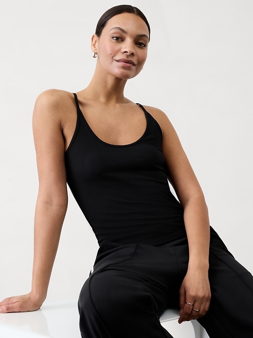 Image number 2 showing, Signature Rib Thin Strap Tank