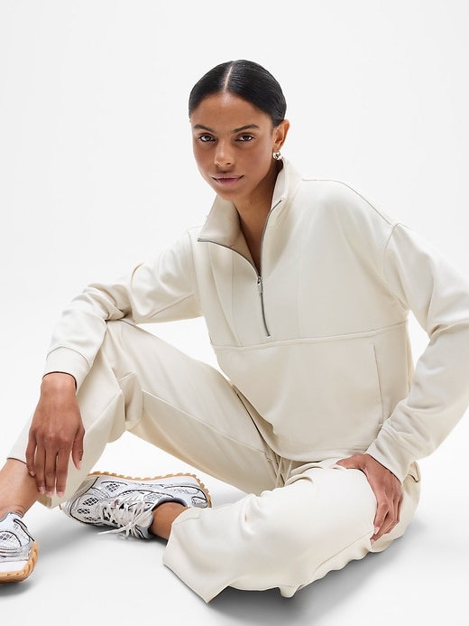 Image number 3 showing, Seasoft Rib 1/4 Zip Popover