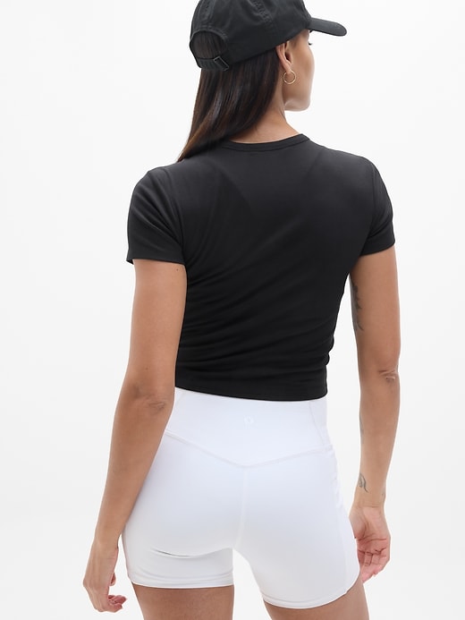 Image number 3 showing, Signature Rib Crop Tee
