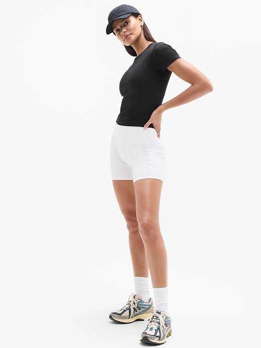 Image number 6 showing, Signature Rib Crop Tee