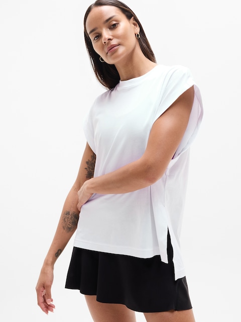 True Cotton Oversized Muscle Tee