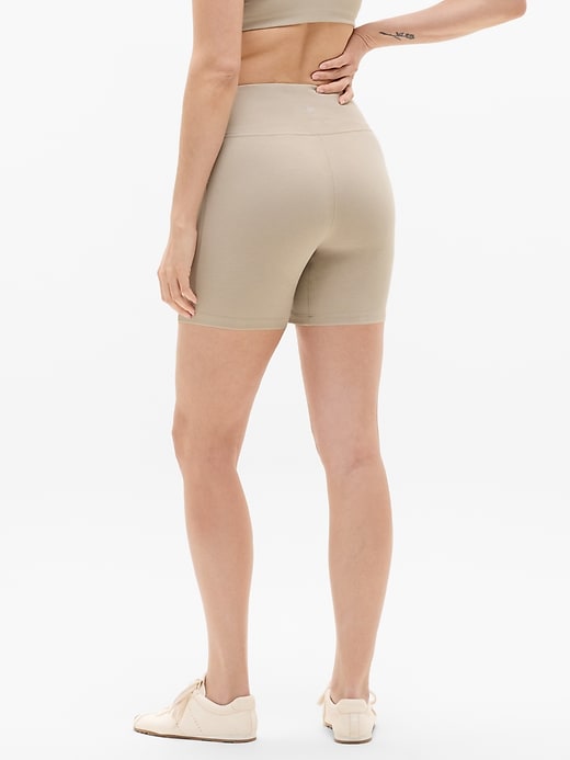 Image number 3 showing, Intuition High Rise 5” Cotton Short