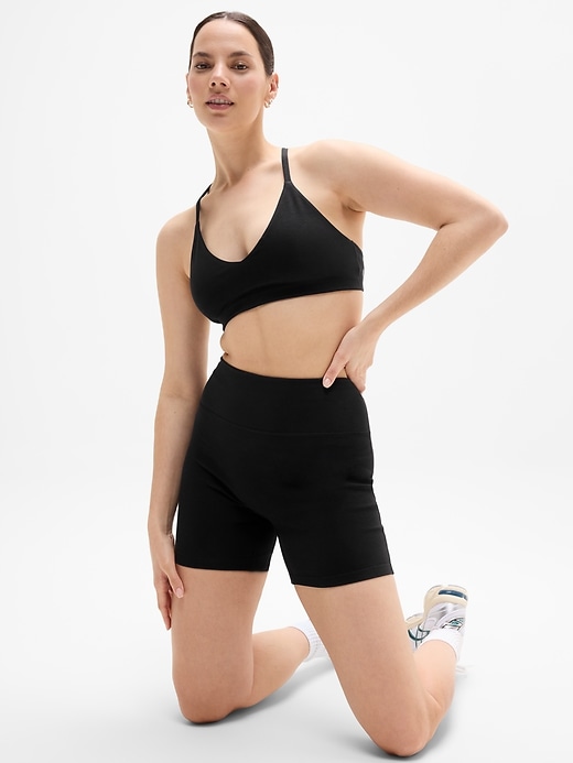 Image number 7 showing, Intuition High Rise 5” Cotton Short