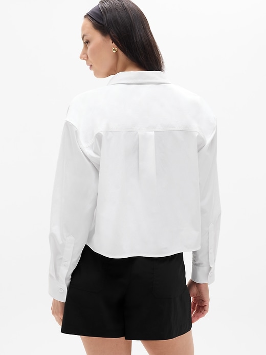 Image number 5 showing, Midday Cropped Poplin Shirt