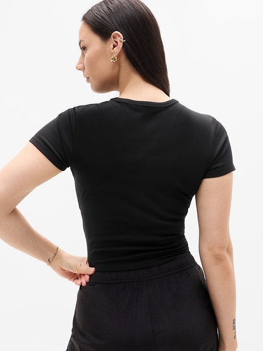 Image number 5 showing, Signature Rib Crop Tee