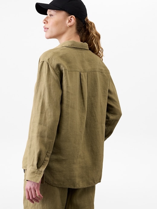 Image number 5 showing, Retreat Linen Top