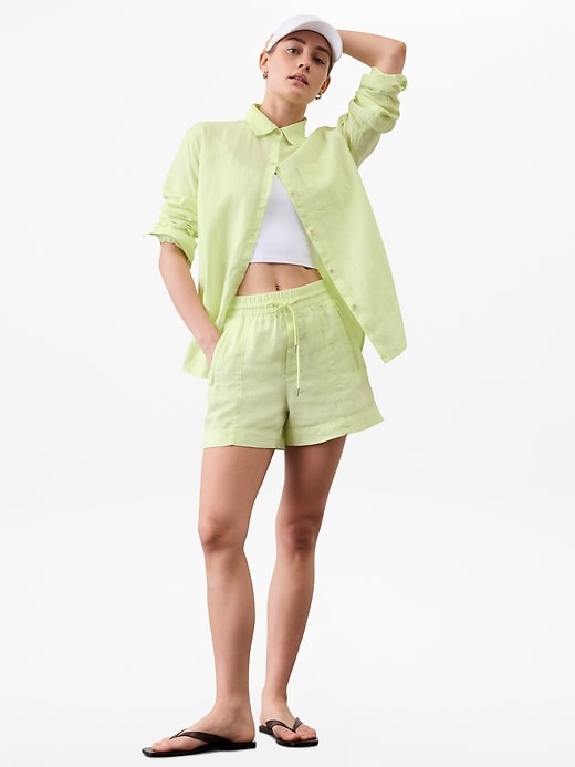 Image number 7 showing, Retreat Linen Top