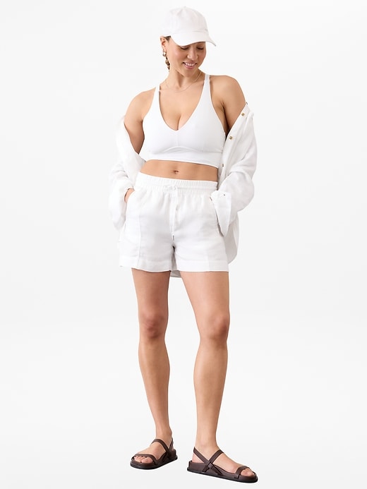 Image number 6 showing, Retreat Linen Mid Rise Short