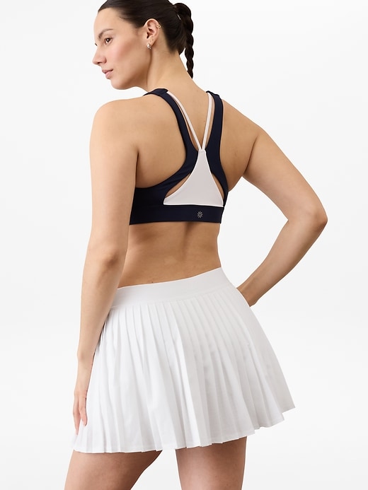 Image number 5 showing, Match Point High Rise Pleated Lasercut 13 1/2" Skort