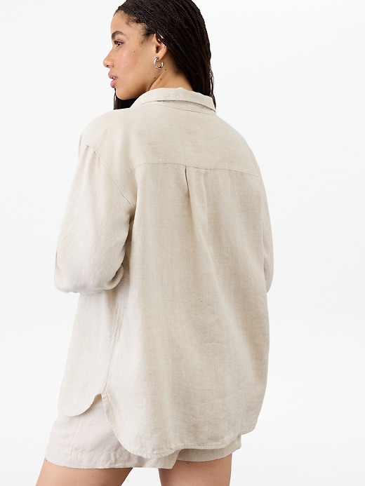Image number 8 showing, Retreat Linen Top