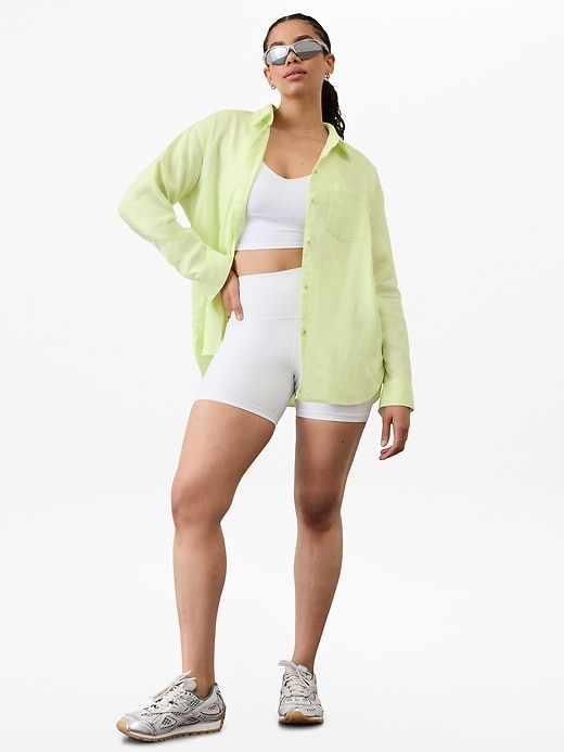 Image number 5 showing, Retreat Linen Top