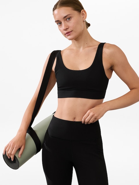 Breathe Rib Longline Sports Bra A-C